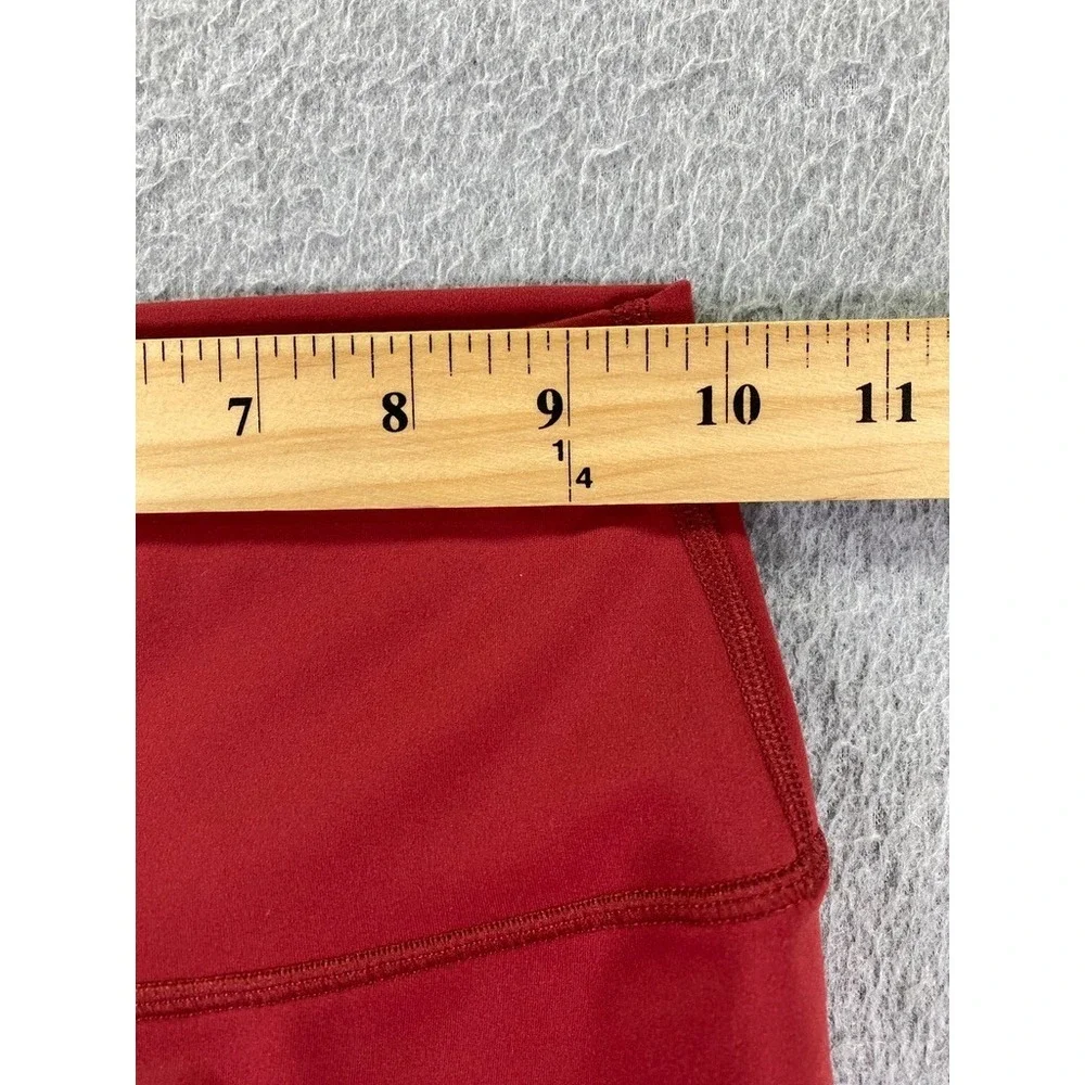 Paragon Leggings Womens S Red Active High Rise Sculptseam 24.5